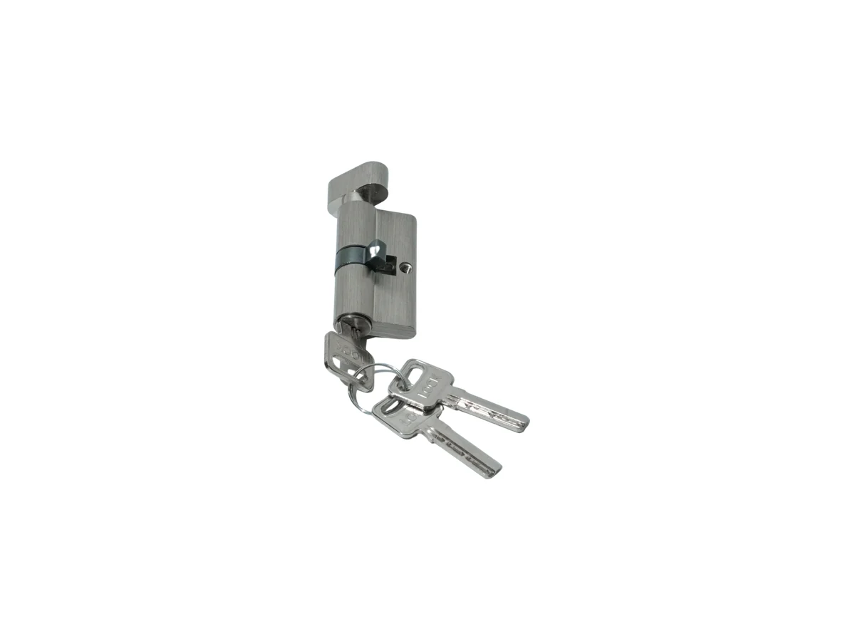 Euro profile cylinder keyed one side, supplied with keys