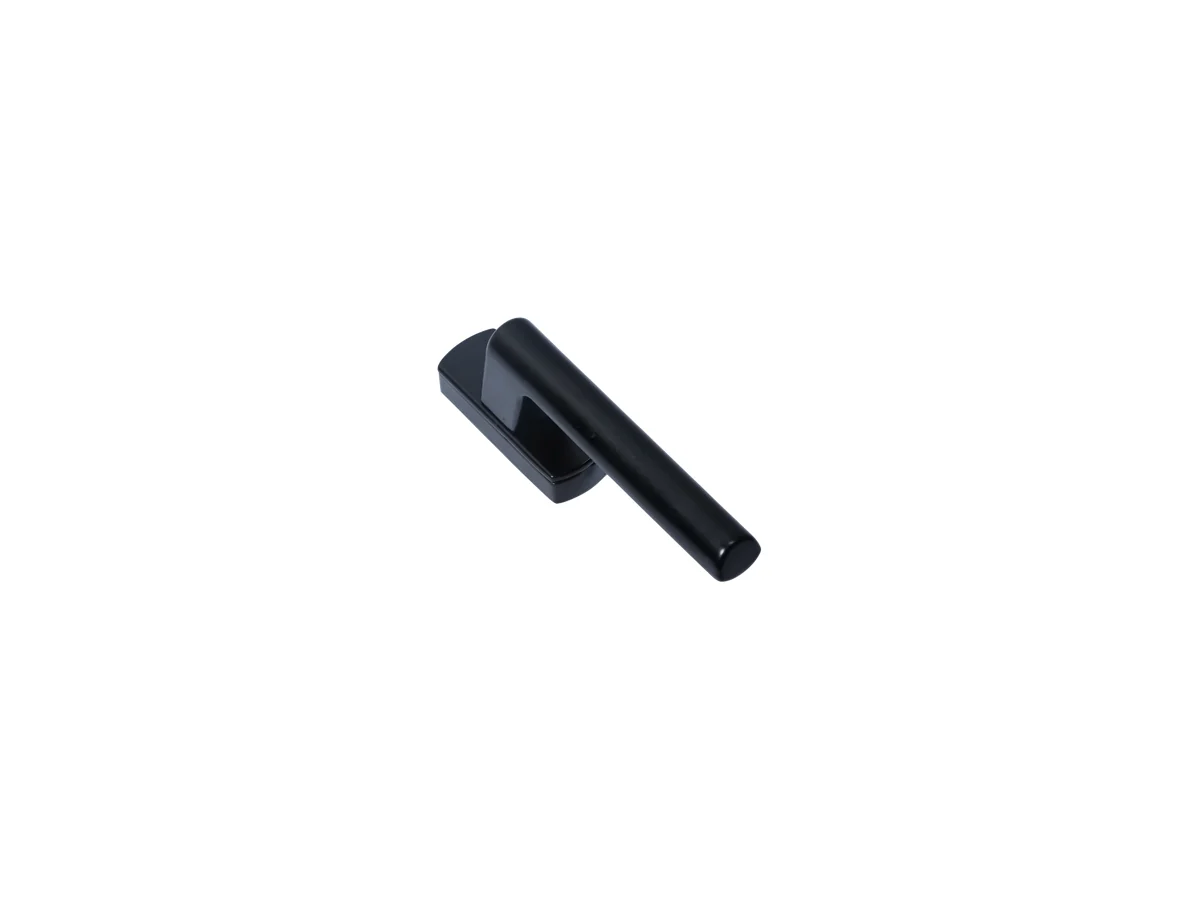 Black L-handle for multipoint window locking