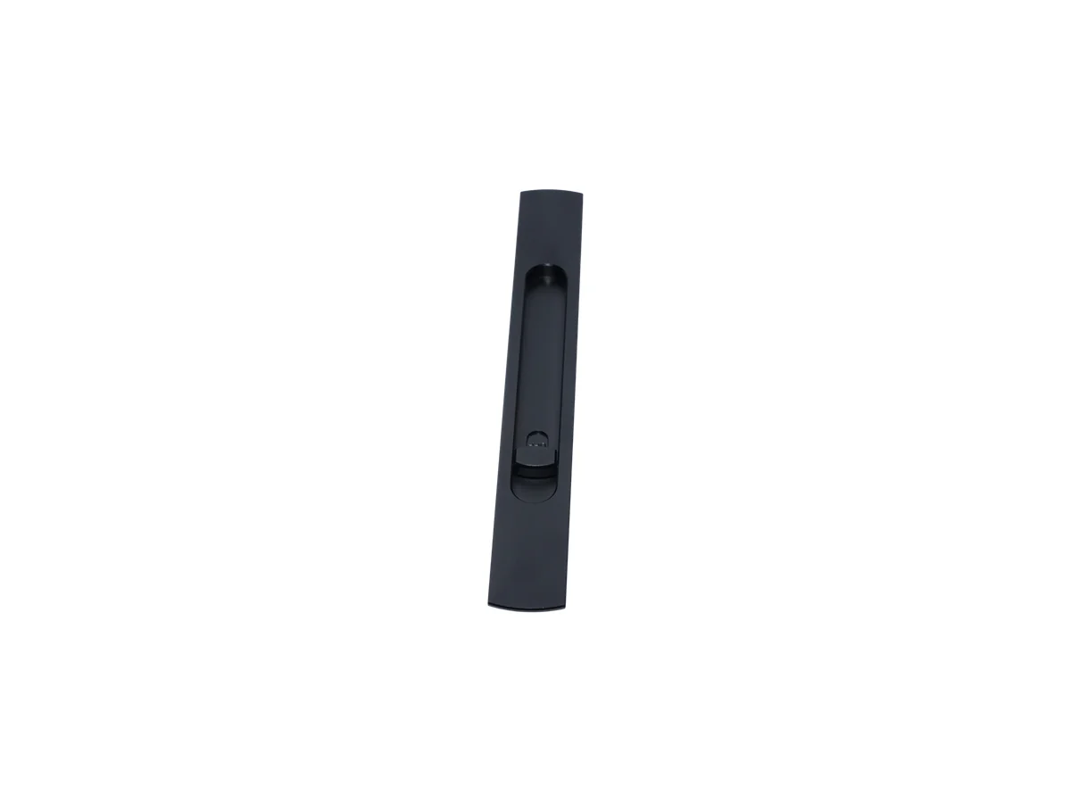 Black on-off multipoint lock faceplate