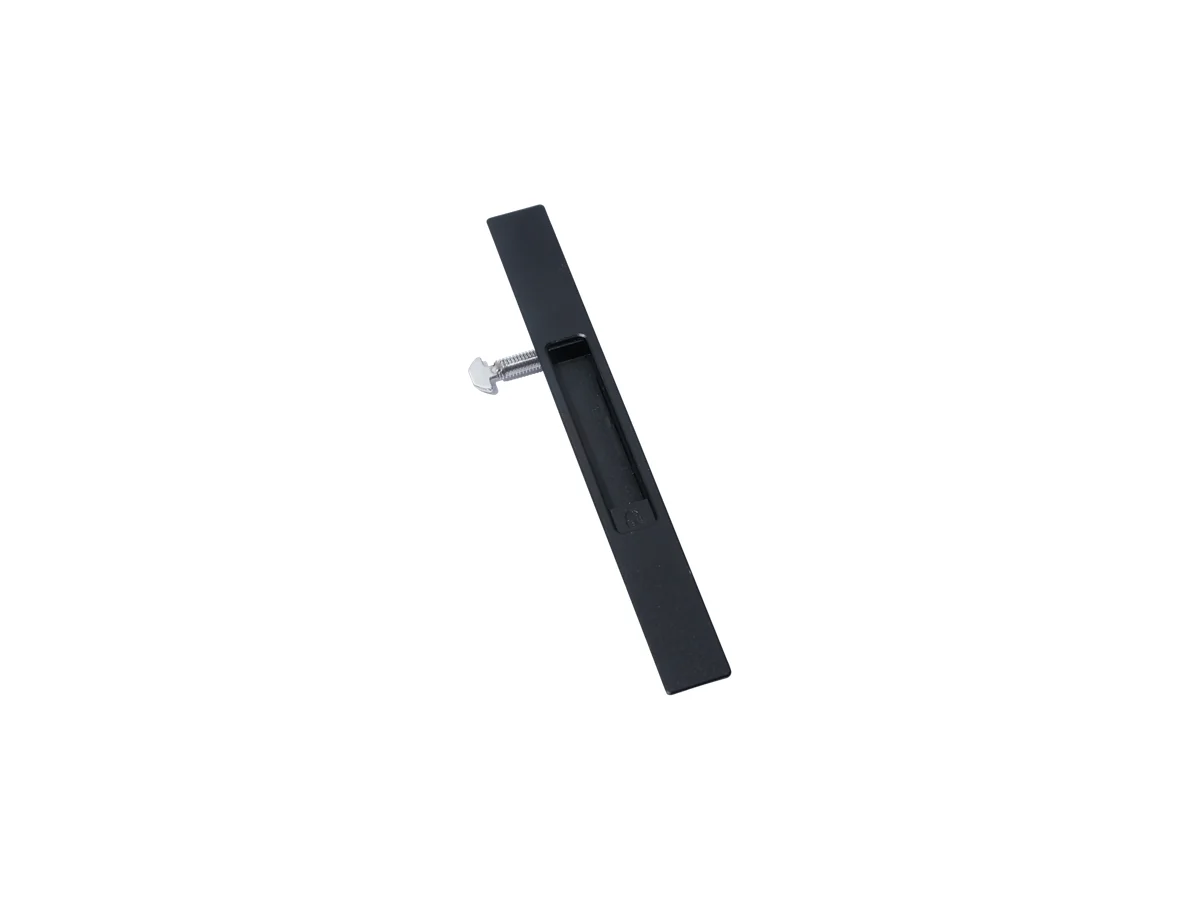 Black push lock for sliding and casement sashes