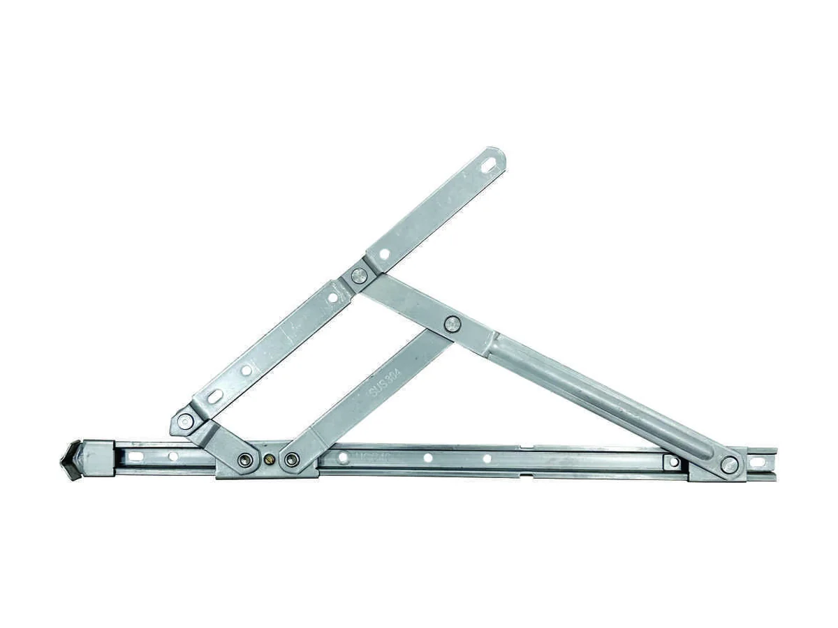 Stainless steel window hardware for uPVC systems